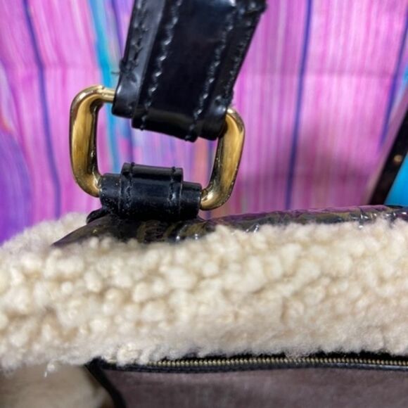 Louis Vuitton Patent Leather Bag 2007 Runway Thunder Rare Authentic - Picture 10 of 16